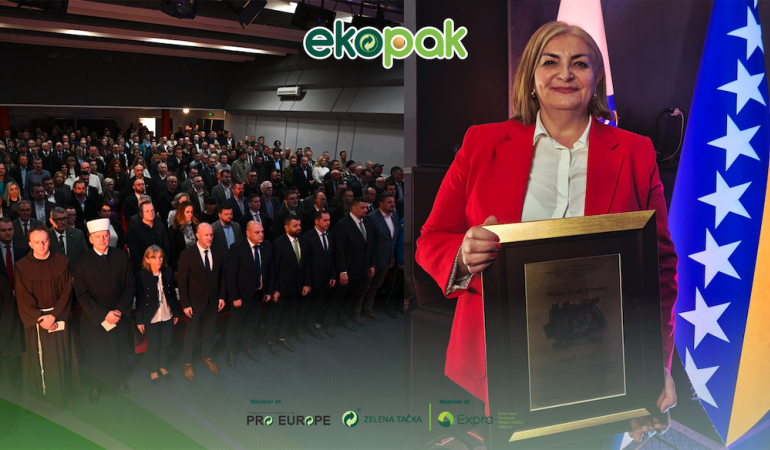 Direktorici Ekopaka Ameli Hrbat dodijeljena Plaketa Grada Bihaća