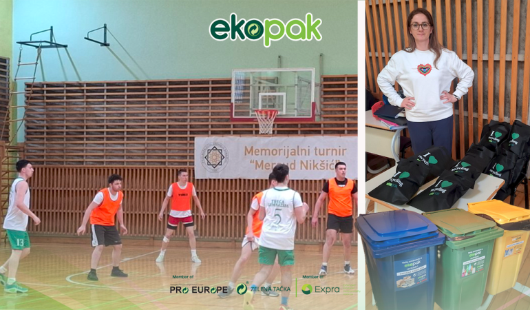 Prikupljanje ambalažnog otpada na turniru „Mersud Nikšić Nikša“ Prve bošnjačke ...