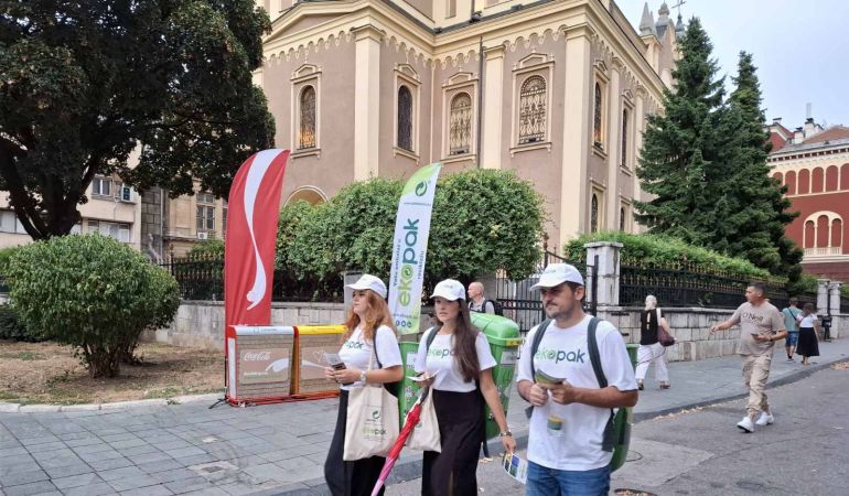 Ekopak organized eco-patrols in Sarajevo during SFF: Education and collection of packaging ...