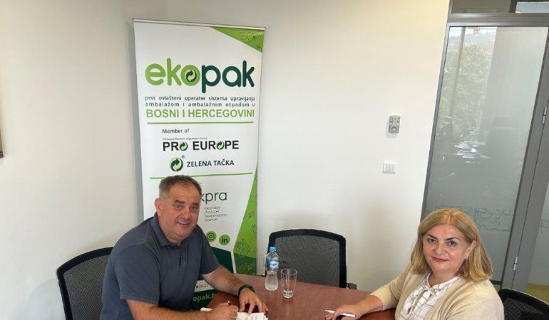 Ekopak and JKP Standard Konjic are developing a primary selection system for packaging waste from municipal waste in Konjic