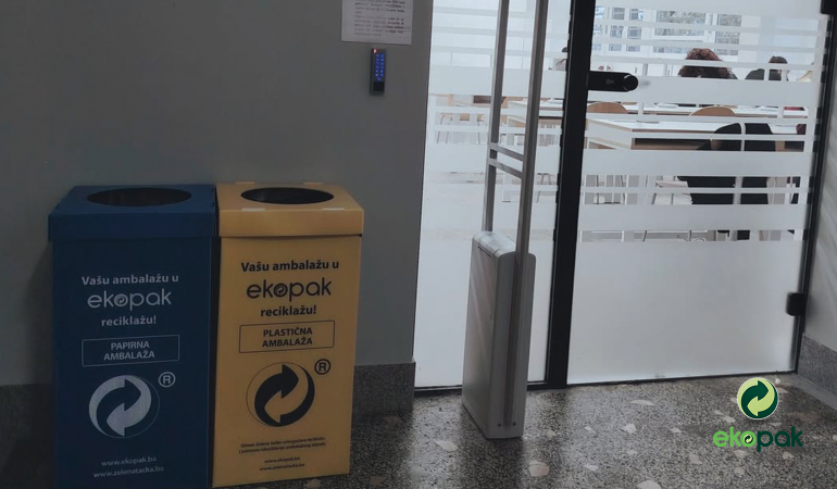 Filozofski fakultet Univerziteta u Sarajevu sortira otpad