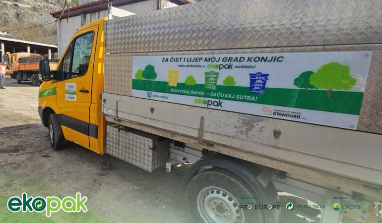 Uz finansijsku podršku Ekopaka JKP Standard Konjic nabavio specijalno vozilo za transport ...