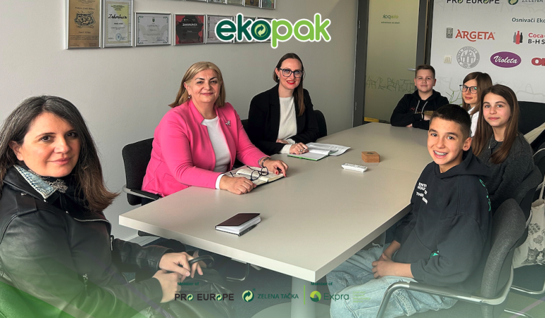 Ekopak ugostio nastavnicu i učenike VII1 razreda Osnovne škole Grbavica I