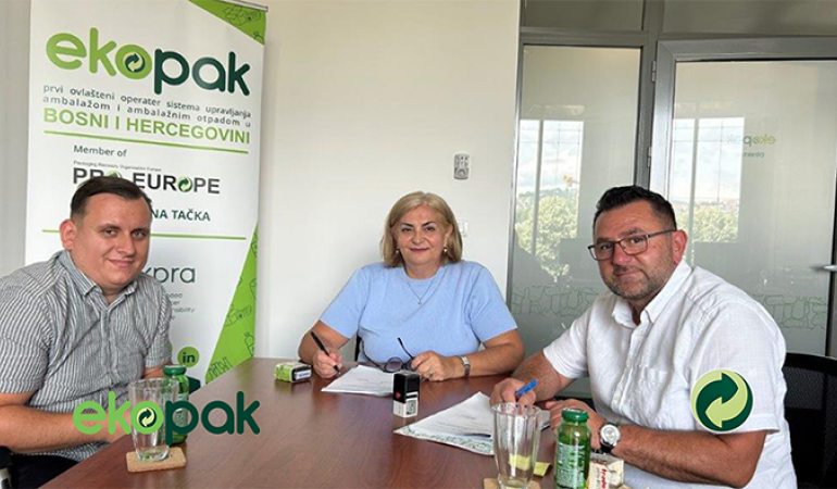 Ekopak i JKP Rad Ključ potpisali ugovor o nabavci vozila za transport ambalažnog otpada
