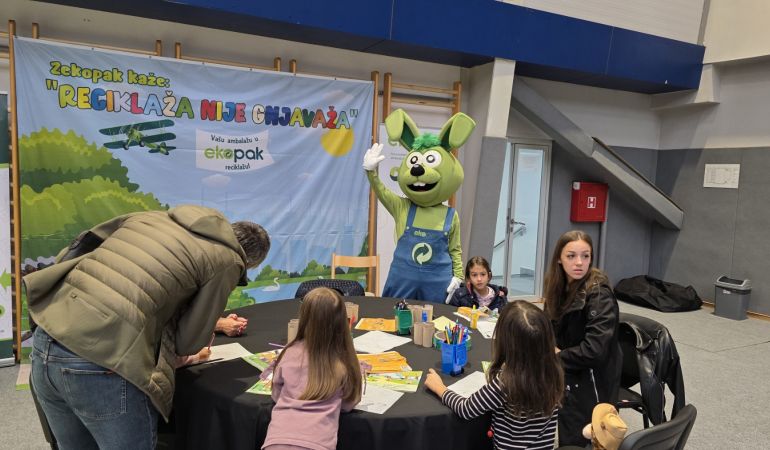 Edukacija o reciklaži ambalažnog otpada na Dječijem festivalu „Radost“