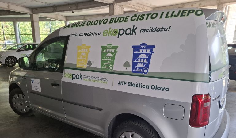 PUC Bioštica from Olovo Acquired a Vehicle Co-financed by Ekopak