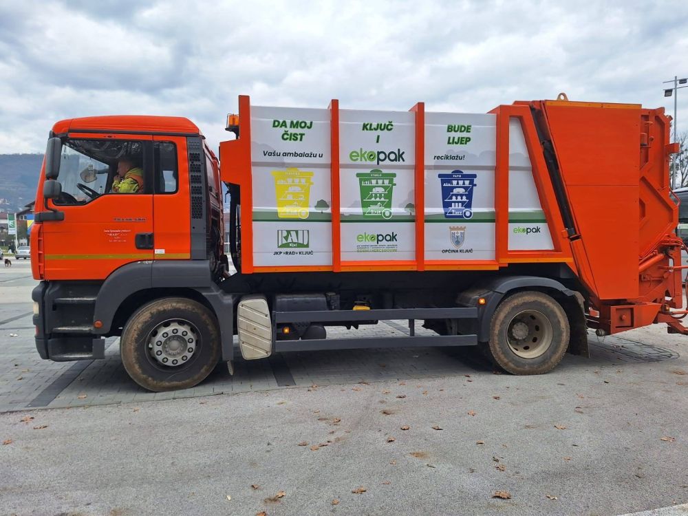 JKP Rad Ključ has received a vehicle for collecting packaging waste co-financed by Ekopak 