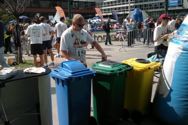 Ekopak organizovao prikupljanje ambalažnog otpada na Sarajevskom polumaratonu 2013