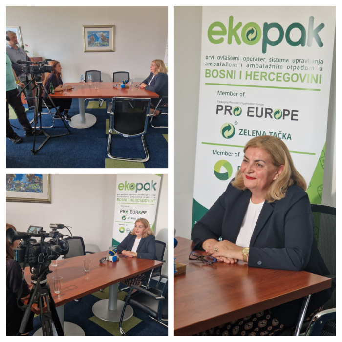 Ekopak hosted the team from the tv-show 