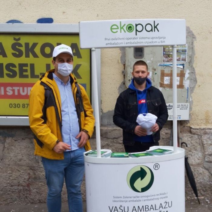 Na području općine Ilidža završena kampanja o informisanju građana o pravilnom odlaganju staklene ambalaže
